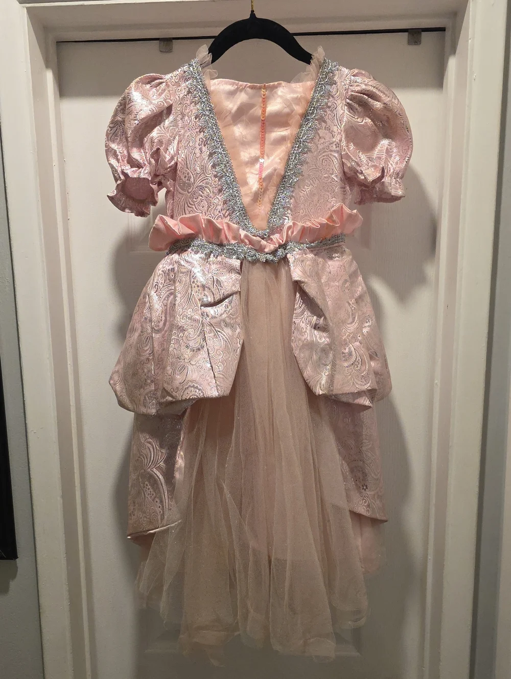 Chasing Fireflies Pink and Silver Tulle Princess Costume